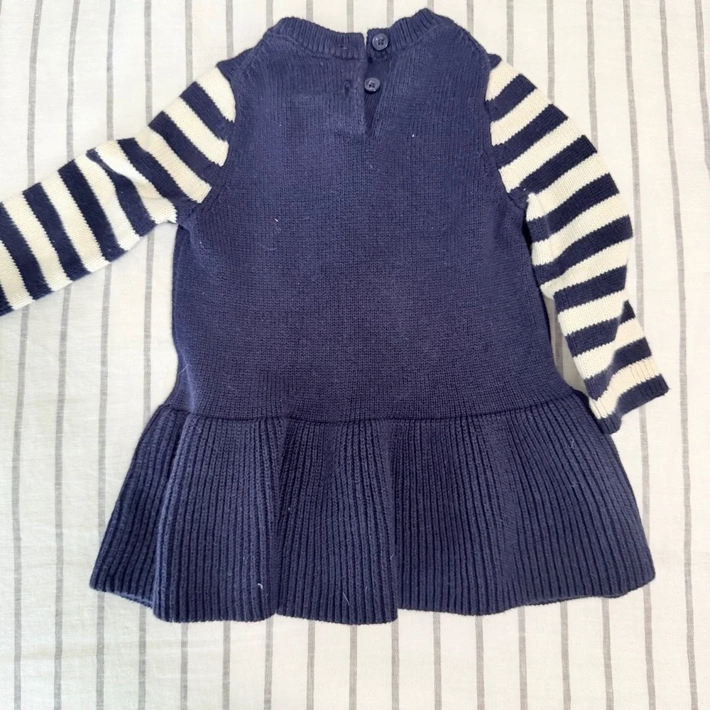 Gap Navy and Red Heart Sweater and‎ Pant Set Bundle